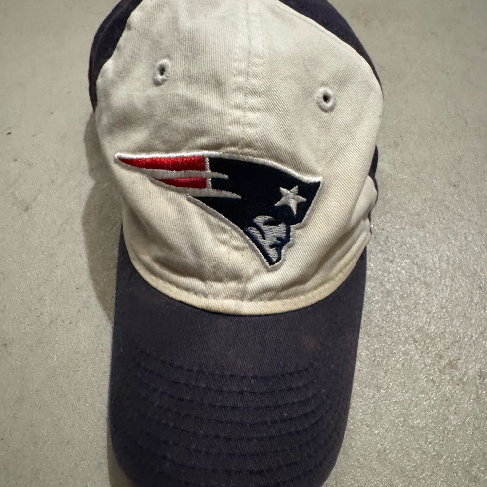 New Era Patriots Cap in Navy and White
